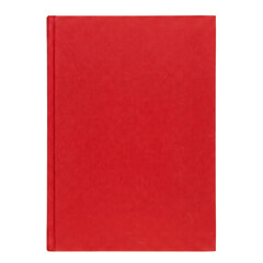 Blank Red Textured Hardcover Book Mockup
