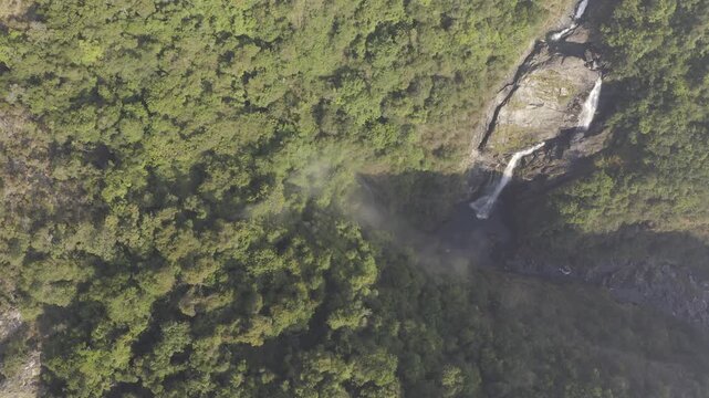 Aerial, Nyanga National Park, Pungwe Falls, Zimbabwe