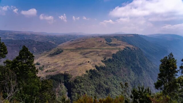 Aerial, Nyanga National Park, Pungwe Falls, Zimbabwe