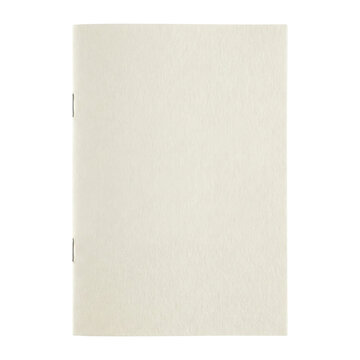 Blank textured cream paper booklet mockup