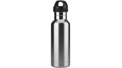 metal bottle isolated on white