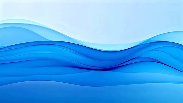 Blue abstract wave design