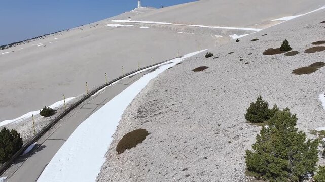 Mont Ventoux Road from South side
