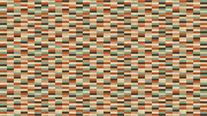 A colorful mosaic pattern with small squares of various shades and hues