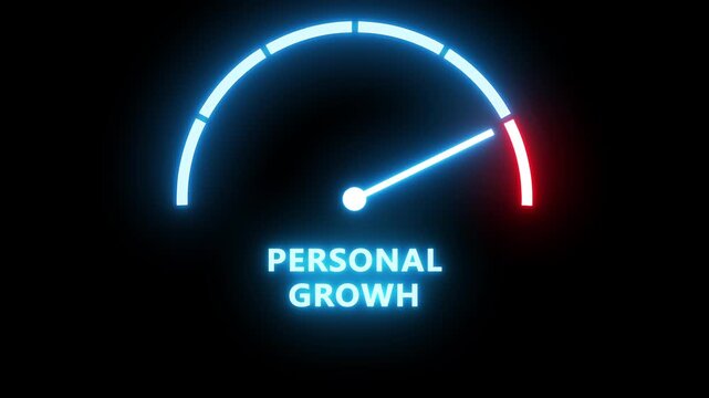 speedometer on black background