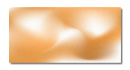 Obraz premium abstract Soft Orange and Cream Gradient Background with Glowing Organic Waves and Heavy Grain Texture