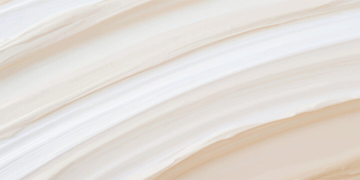 A close up of white cream spread across the open pages of a printed magazine stacked atop a pile of business documents and newspapers