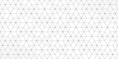 Fototapeta premium Abstract vector background with a seamless pattern of simple geometric shapes. Stylish vector texture