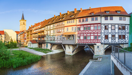 The Kraemerbruecke of Erfurt