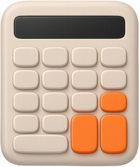 beige calculator