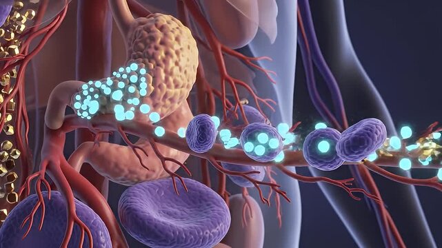 Detailed Visualization of Human Kidney Function and Blood Flow.