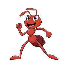 cartoon character running