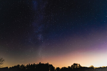 Sternenhimmel in einer Winternacht
