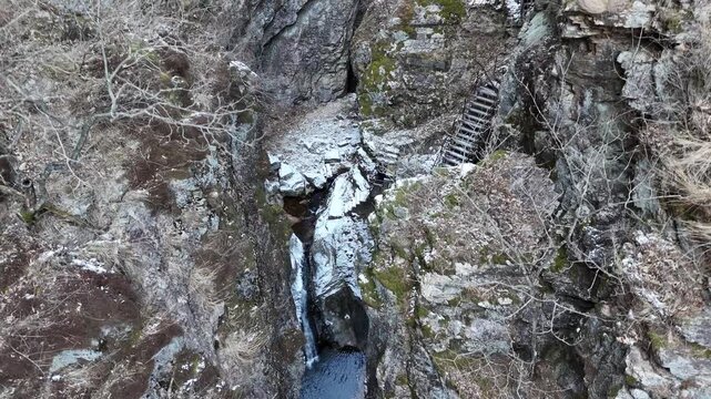 Waterfall in Samak Mountain, Chun-cheon city, Gangwon-do, South Korea