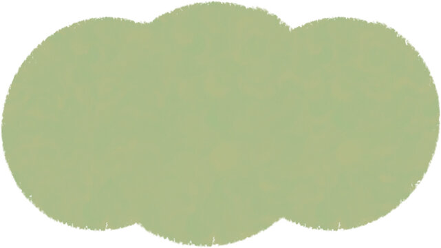 크레용으로 그린 원 도형