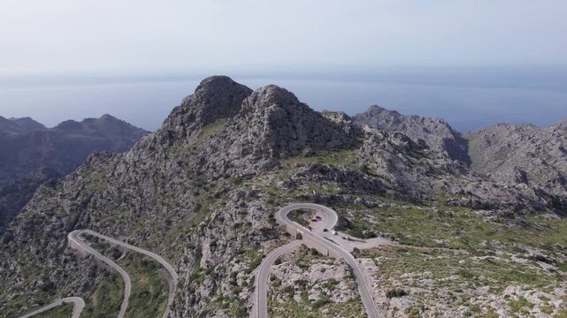 Route boucle &agrave; Majorque en drone