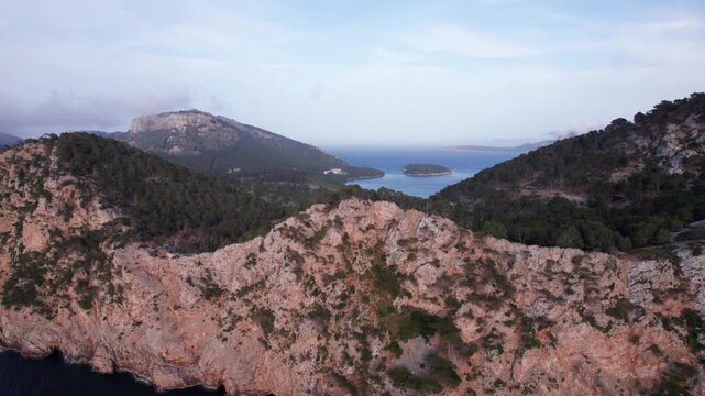 montagnes en drone &agrave; Majorque