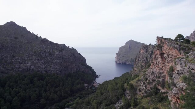 montagnes en drone &agrave; Majorque
