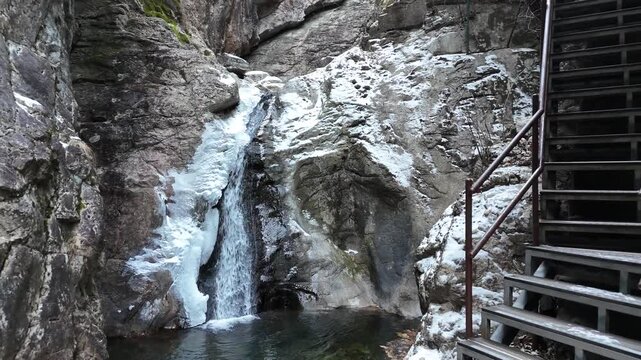Waterfall in Samak Mountain, Chun-cheon city, Gangwon-do, South Korea