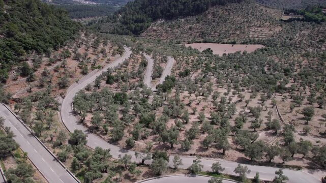 Route &agrave; Majorque en drone