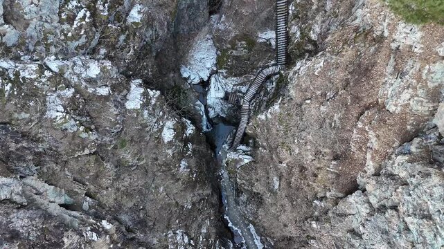 Waterfall in Samak Mountain, Chun-cheon city, Gangwon-do, South Korea