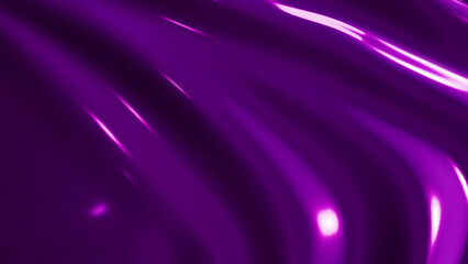 Purple striped pattern background, 3d wavy lines design, abstract minimal wallpaper.