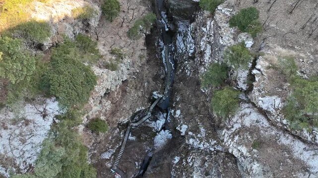 Waterfall in Samak Mountain, Chun-cheon city, Gangwon-do, South Korea