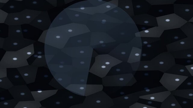 Exploring a Dark Geometric Background with Subtle Light Dots