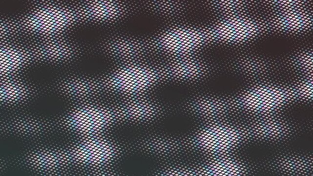 Displaying Abstract Pixel Pattern in High Resolution Visual Composition