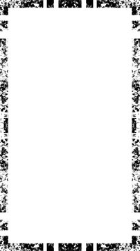 black border on white background video