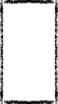 black border on white background video