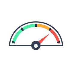 Speedometer Gauge Illustration for Performance