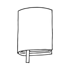 Books outline sketch.