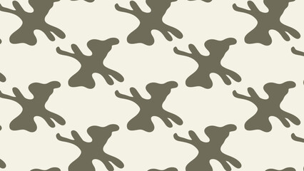 Abstract Organic Pattern, Camouflage Inspired, Organic Shapes, Seamless Texture