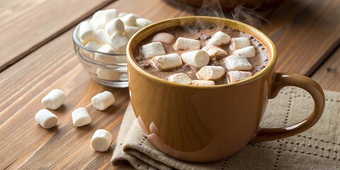 hot chocolate with marshmallows