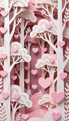 heart a wooden background