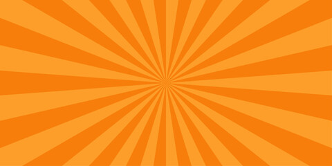 Fototapeta premium Abstract orange and red retro with sunburst pattern colorful design. Vintage sunrays illustration swirl grunge backdrop line. sun beam vector banner design and comic burst gradient concept pattern.