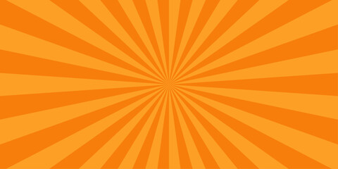 Obraz premium Abstract orange and red retro with sunburst pattern colorful design. Vintage sunrays illustration swirl grunge backdrop line. sun beam vector banner design and comic burst gradient concept pattern.