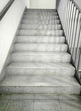 Interior staircase perspective