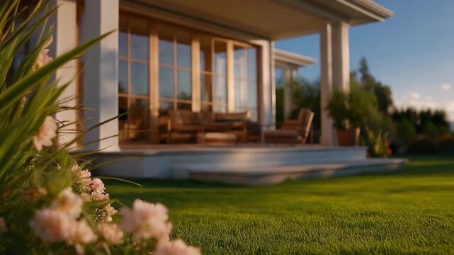 Outdoor home maintenance emphasizes consistent lawn care combined with practical gardening, supporting healthy grass growth, soil balance, and attractive residential landscapes. cinematic color