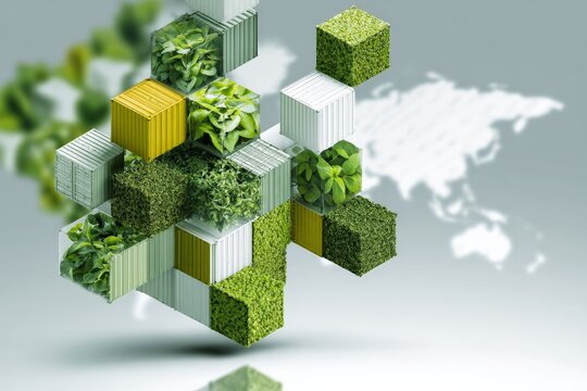 Growing global network shows worldwide transportation of plants and vegetation in shipping containers
