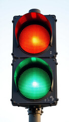 Close up of traffic light 