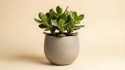 Obraz premium Jade Plant in a pot