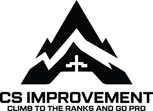 Modern Esports Logo Design for CS Improvement Gaming and Professional Coaching