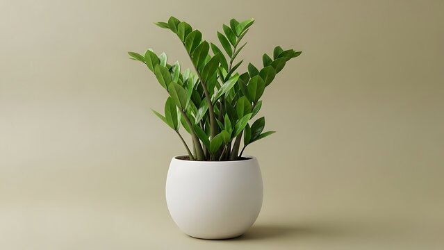 ZZ Plant (Zamioculcas zamiifolia) in a pot