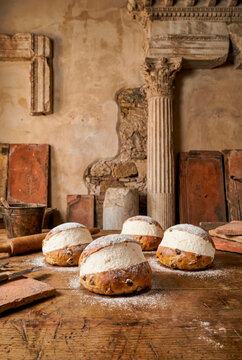 Rustic Roman Maritozzi Buns with Whipped Cream