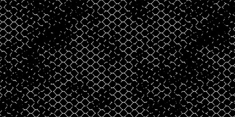Net texture pattern on white background. Net texture pattern for backdrop and wallpaper. Realistic net pattern with black squares. Geometric background, vector Eps10 © Ubay