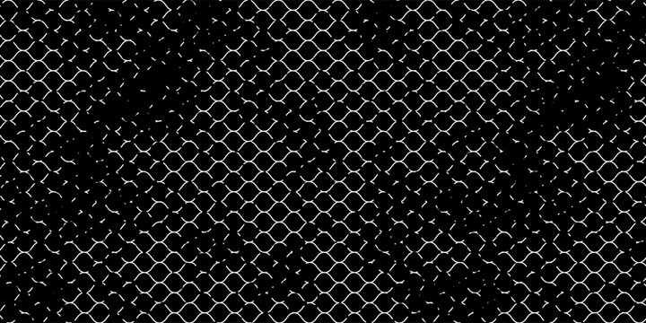 Net texture pattern on white background. Net texture pattern for backdrop and wallpaper. Realistic net pattern with black squares. Geometric background, vector Eps10