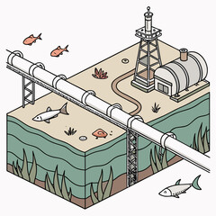 Offshore oil platform