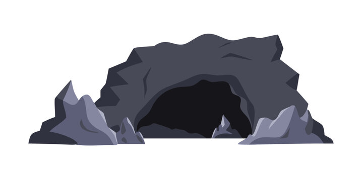 Illustration of a cave
